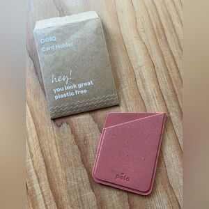 Pela Compostable Phone Wallet Attachment in Terracotta